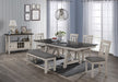 Crown Mark Maribelle Bench In Chalk/Grey - Home Furniture And More (Brentwood, MD)