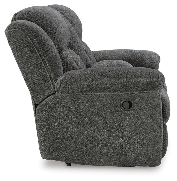 Frohn Reclining Loveseat with Console - Home Furniture And More (Brentwood, MD)
