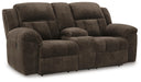 Frohn Reclining Loveseat with Console - Home Furniture And More (Brentwood, MD)