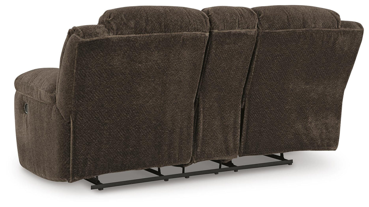 Frohn Reclining Loveseat with Console - Home Furniture And More (Brentwood, MD)