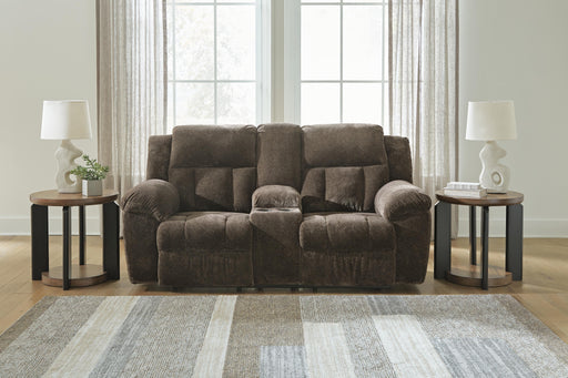 Frohn Reclining Loveseat with Console - Home Furniture And More (Brentwood, MD)