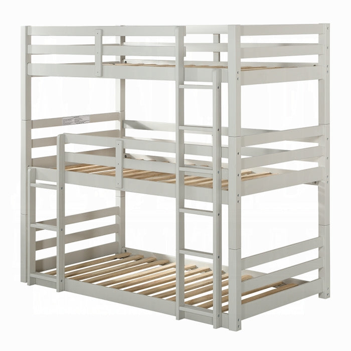 Ronnie Triple Twin Bunk Bed - Home Furniture And More (Brentwood, MD)