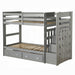 Allentown Twin-Twin Bunk Bed With Trundle and Storage - Home Furniture And More (Brentwood, MD)