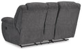 Foreside Reclining Loveseat with Console - Home Furniture And More (Brentwood, MD)