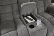 Foreside Reclining Loveseat with Console - Home Furniture And More (Brentwood, MD)