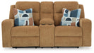 Kanlow Reclining Loveseat with Console - Home Furniture And More (Brentwood, MD)