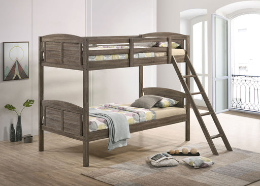 Flynn Bunk Bed with Mattress - Home Furniture And More (Brentwood, MD)