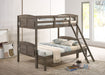 Flynn Bunk Bed with Mattress - Home Furniture And More (Brentwood, MD)