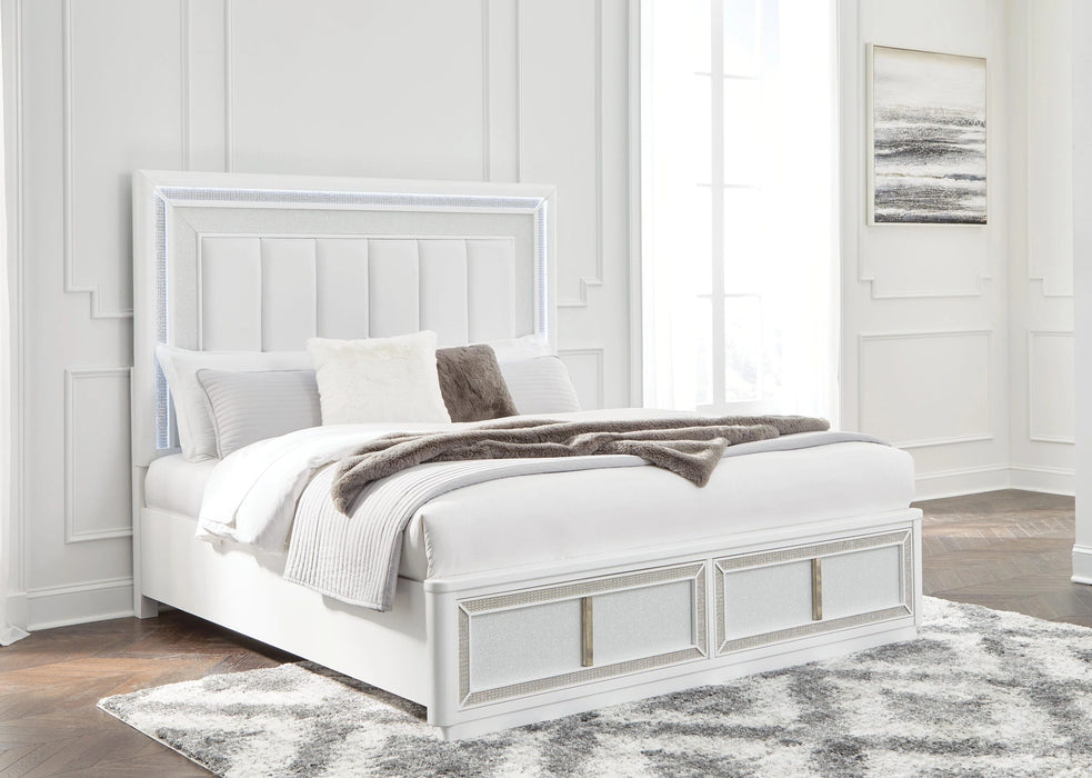 Chalanna Upholstered Storage Bed - Home Furniture And More (Brentwood, MD)