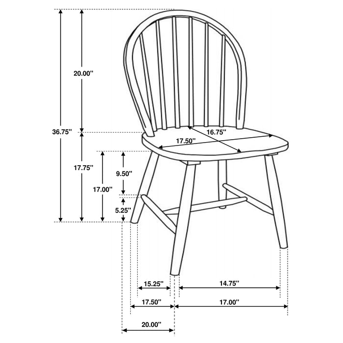 Cinder Dining Side Chair - Home Furniture And More (Brentwood, MD)