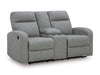 Gauntlet Reclining Loveseat with Console - Home Furniture And More (Brentwood, MD)