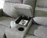 Gauntlet Reclining Loveseat with Console - Home Furniture And More (Brentwood, MD)