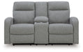 Gauntlet Reclining Loveseat with Console - Home Furniture And More (Brentwood, MD)