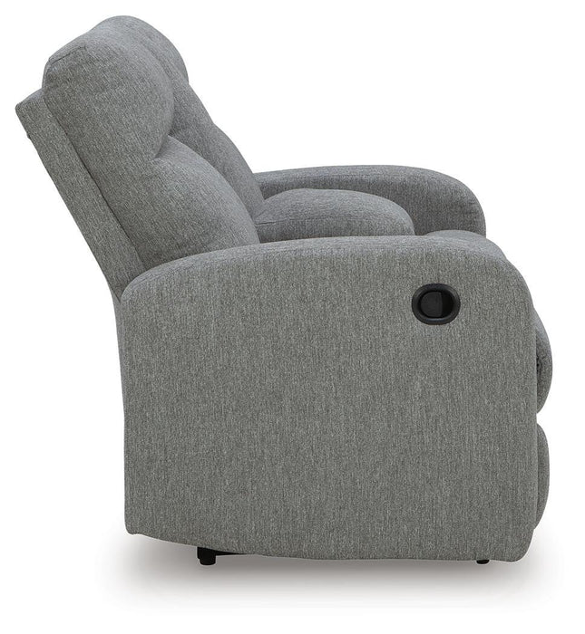 Gauntlet Reclining Loveseat with Console - Home Furniture And More (Brentwood, MD)