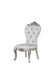 Gorsedd Cream Fabric & Antique White Side Chair - Home Furniture And More (Brentwood, MD)