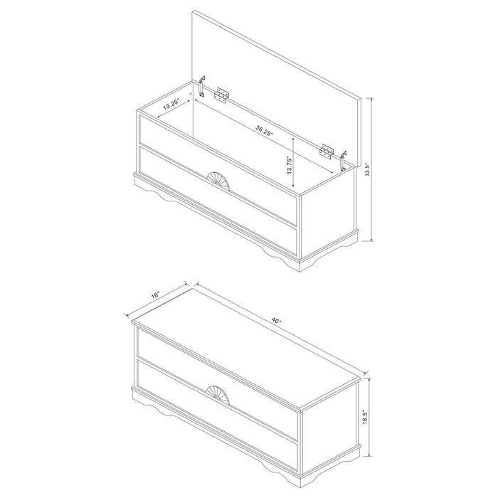 Paula Cedar Chest - Home Furniture And More (Brentwood, MD)
