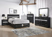 Crown Mark Regata Queen Storage Bed in Black image
