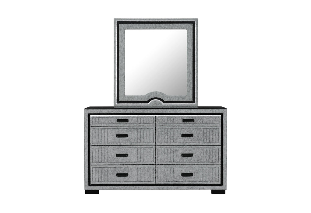 Isabella Grey Dresser with LED