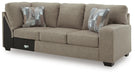 Newellen Sleeper Sectional with Chaise - Home Furniture And More (Brentwood, MD)