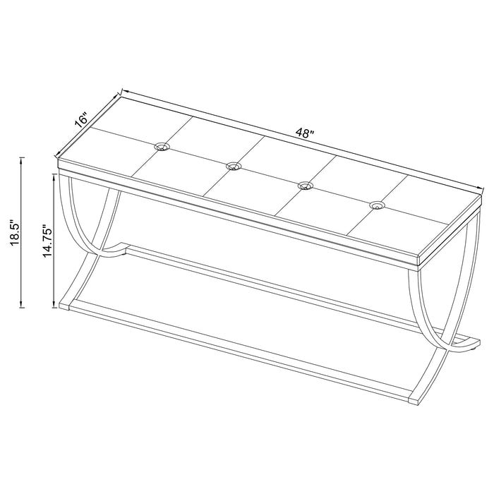Walton Accent Bench - Home Furniture And More (Brentwood, MD)