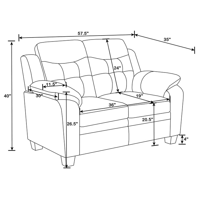 Finley Sofa Set - Home Furniture And More (Brentwood, MD)