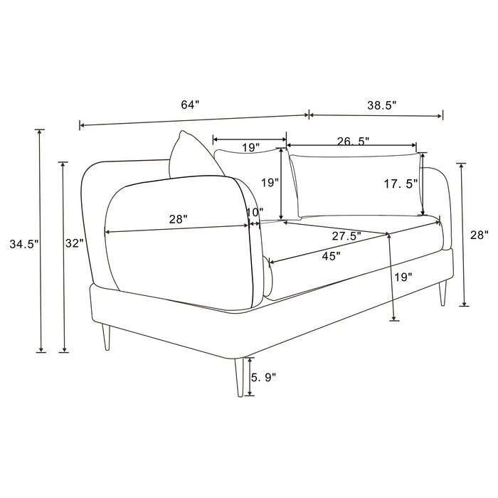 Jade Loveseat - Home Furniture And More (Brentwood, MD)