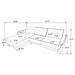 Caspian Sectional Sofa - Home Furniture And More (Brentwood, MD)