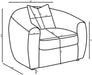 Isabella Accent Chair - Home Furniture And More (Brentwood, MD)