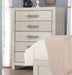 Jaylen 5 Drawer Chest In Gray - Home Furniture And More (Brentwood, MD)