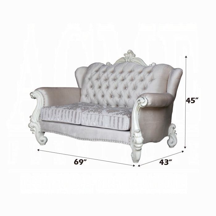Versailles Loveseat With Pillows - Home Furniture And More (Brentwood, MD)