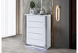 Ylime Smooth White Chest with LED