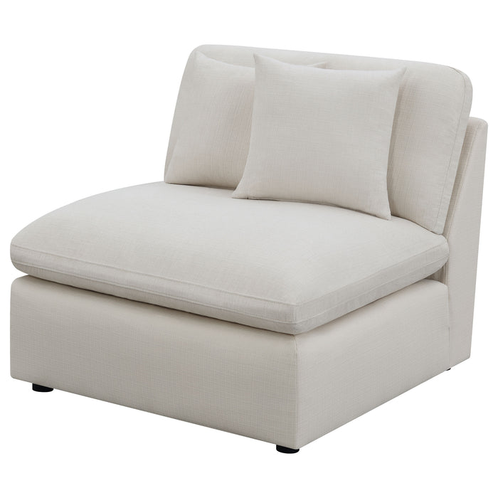 Hobson Armless Chair - Home Furniture And More (Brentwood, MD)
