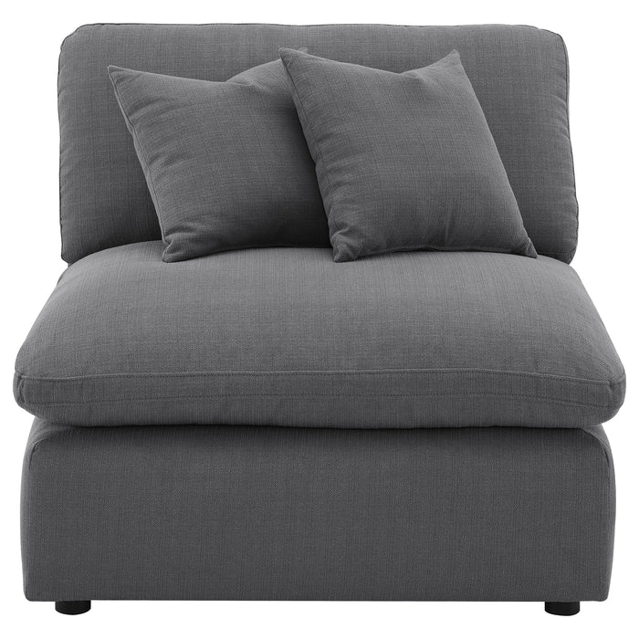 Hobson Armless Chair - Home Furniture And More (Brentwood, MD)