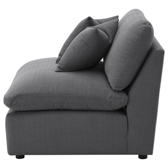 Hobson Armless Chair - Home Furniture And More (Brentwood, MD)