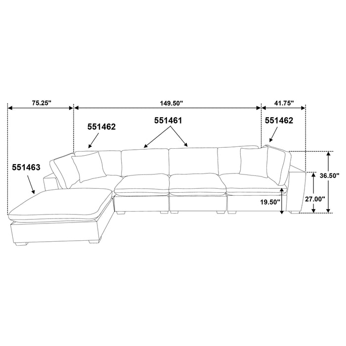 Lakeview Modular Sectional Sofa - Home Furniture And More (Brentwood, MD)