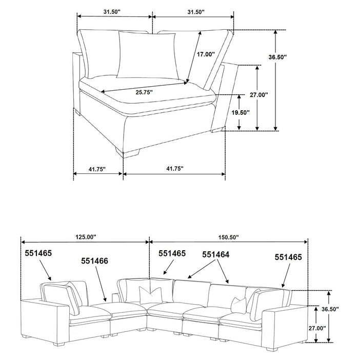 Lakeview Modular Sectional Sofa - Home Furniture And More (Brentwood, MD)