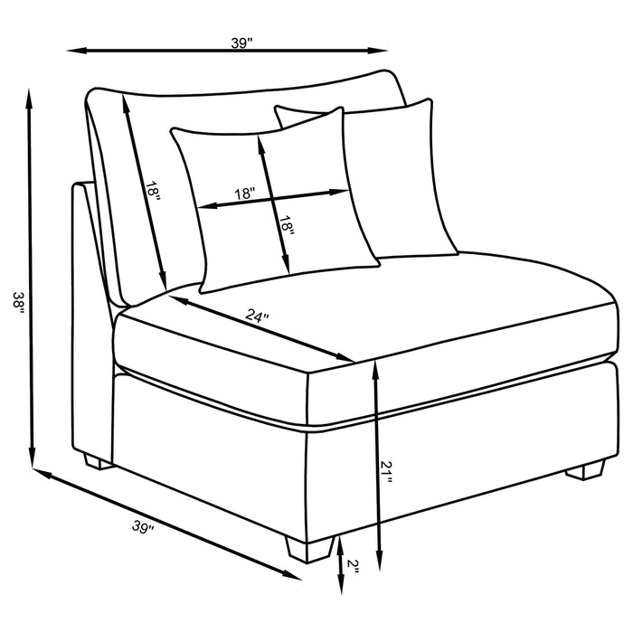 Cambria Modular Sectional Sofa - Home Furniture And More (Brentwood, MD)