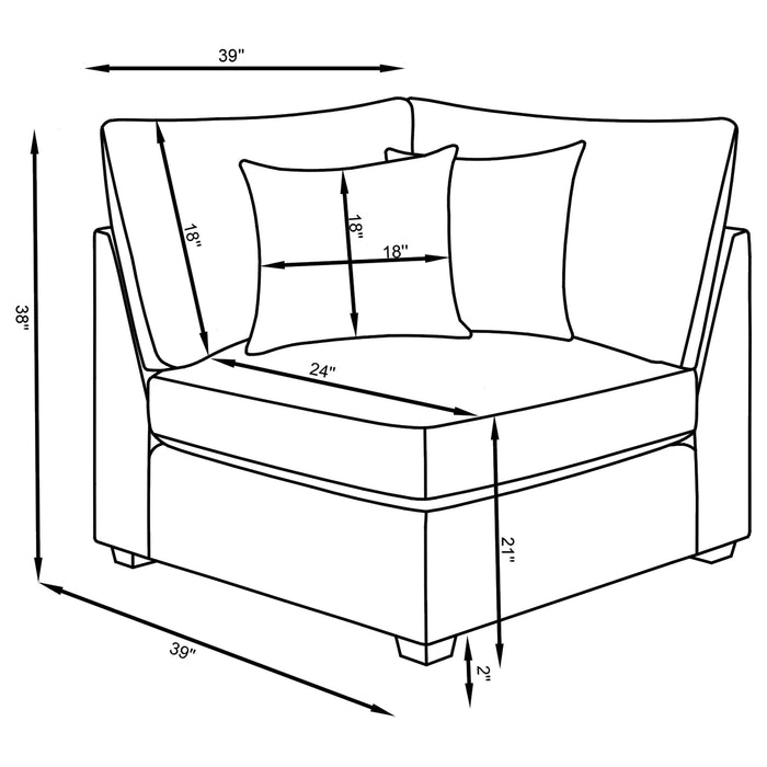 Cambria Modular Sectional Sofa - Home Furniture And More (Brentwood, MD)