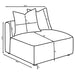 Jennifer Armless Chair - Home Furniture And More (Brentwood, MD)