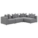 Jennifer Upholstered Corner Chair - Home Furniture And More (Brentwood, MD)