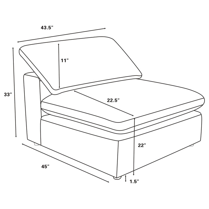 Raleigh Modular Sectional Sofa - Home Furniture And More (Brentwood, MD)