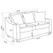 Christine Loveseat - Home Furniture And More (Brentwood, MD)
