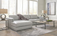 Amiata Sectional with Chaise - Home Furniture And More (Brentwood, MD)