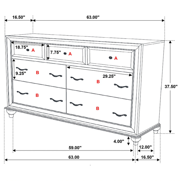 Barzini Bedroom Set - Home Furniture And More (Brentwood, MD)