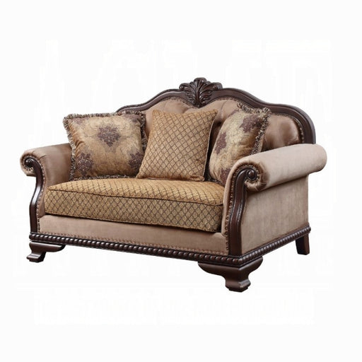 Chateau De Ville Loveseat With 3 Pillows - Home Furniture And More (Brentwood, MD)