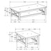 Rachelle Coffee Table Set - Home Furniture And More (Brentwood, MD)