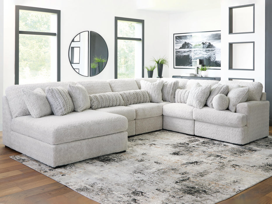 Cuddle Plush Sectional with Chaise - Home Furniture And More (Brentwood, MD)