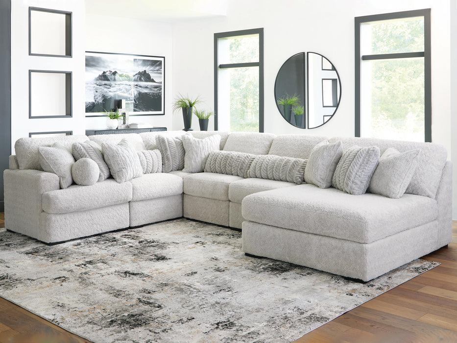 Cuddle Plush Sectional with Chaise - Home Furniture And More (Brentwood, MD)