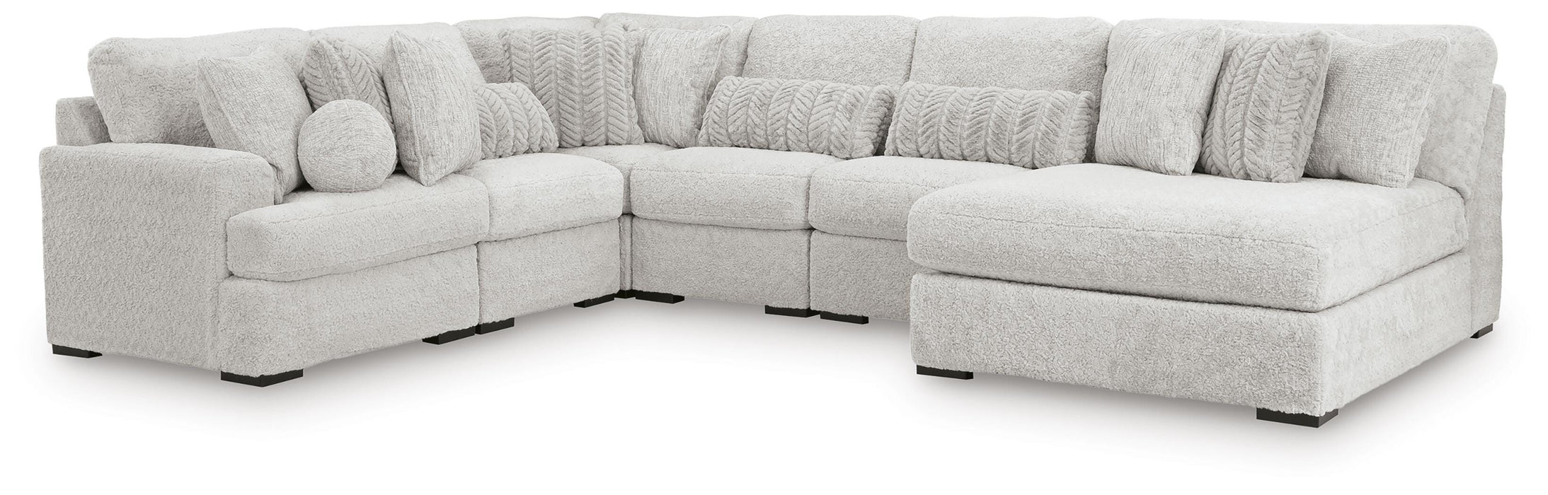 Cuddle Plush Sectional with Chaise - Home Furniture And More (Brentwood, MD)