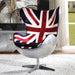 Brancaster British Flag Accent Chair With Swivel - Home Furniture And More (Brentwood, MD)